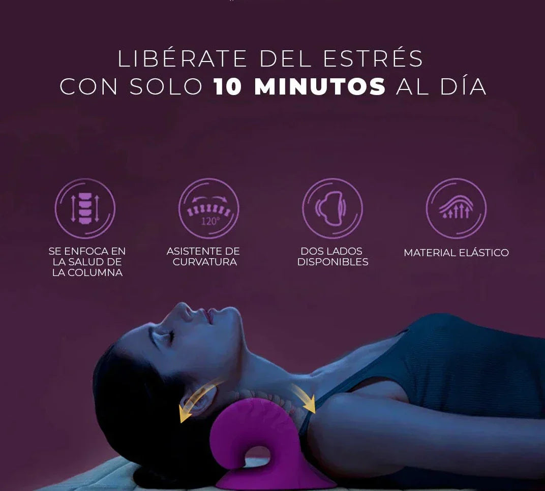 Almohada terapéutica de tracción cervical